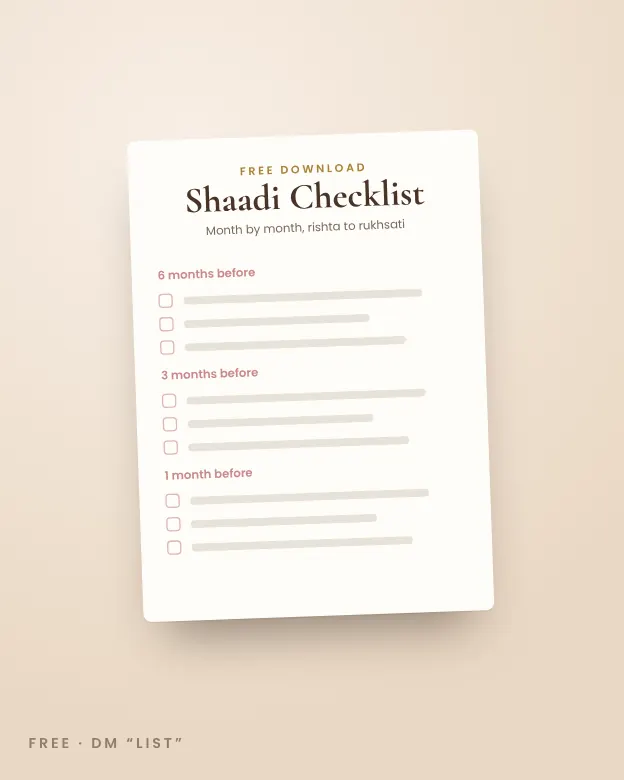 Shaadi Checklist preview